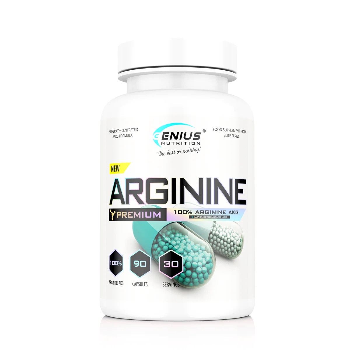 Arginine AKG, 90 capsule, Genius Nutrition
