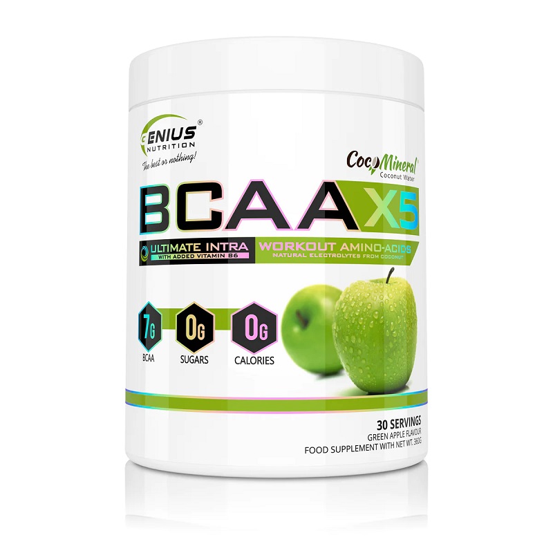 BCAA-X5 Green Apple, 360 g, Genius Nutrition