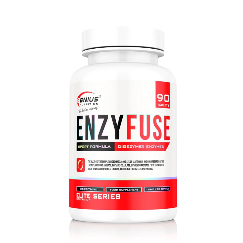 Enzime digestive EnzyFuse, 90 tablete, Genius Nutrition