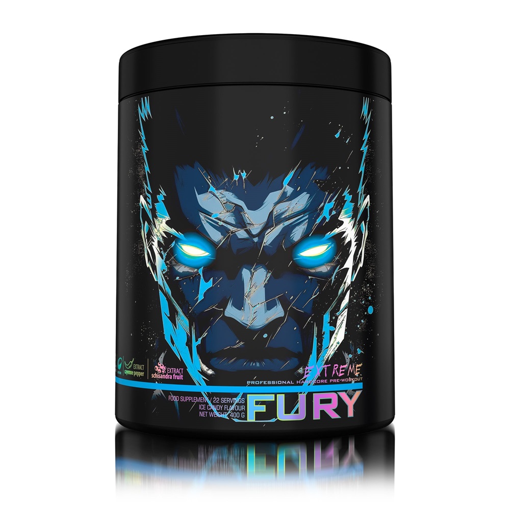 Preworkout Fury extreme Ice Candy, 400 g, Genius Nutrition