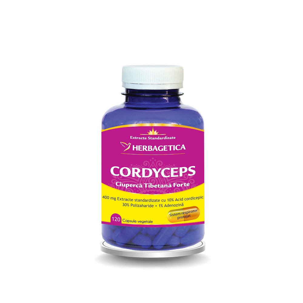 Cordyceps Forte, 120 capsule, Herbagetica