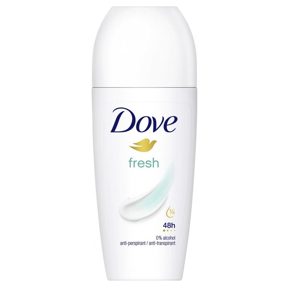 Deodorant roll-on antiperspirant pentru femei Fresh, 50 ml, Dove