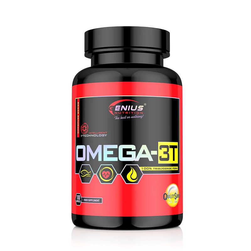 Omega-3T, 100 capsule moi, Genius Nutrition