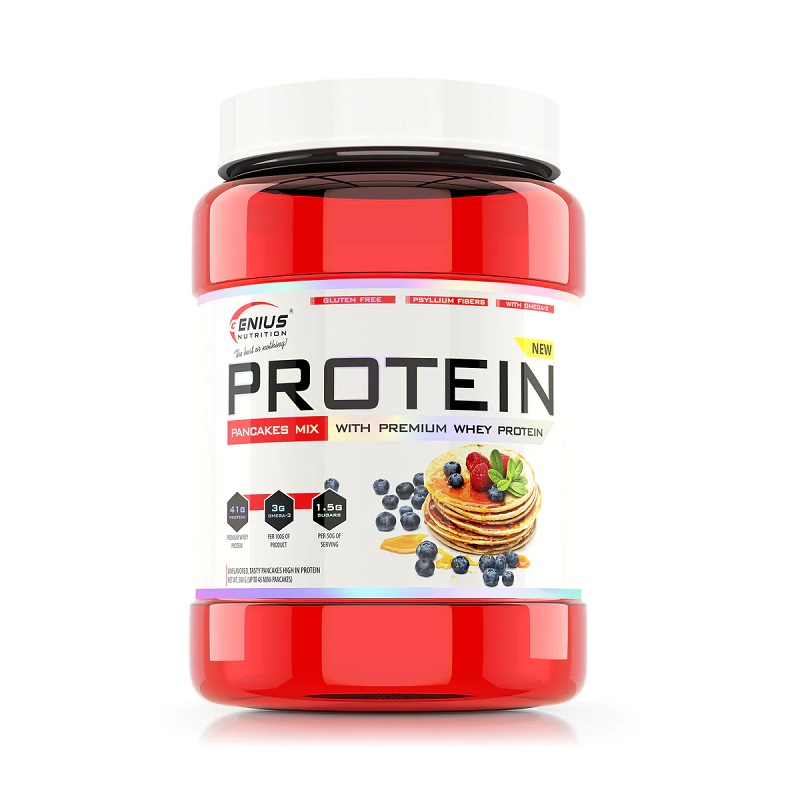 Mix pentru clatite proteice Protein Pancakes, 500 g, Genius Nutrition