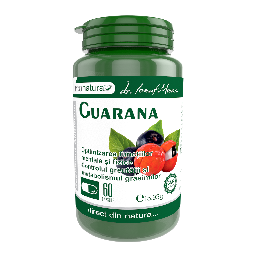Guarana, 60 capsule - Pro Natura