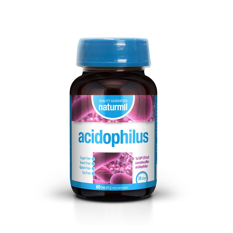 Acidophilus, 60 tablete, Naturmil