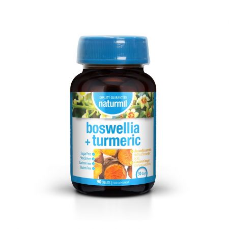 Boswellia + Turmeric, 90 tablete - Naturmil