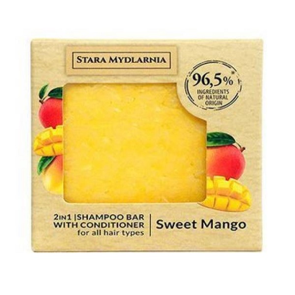 Sampon solid 2 in 1 Sweet Mango, 70g, Stara Mydlarnia