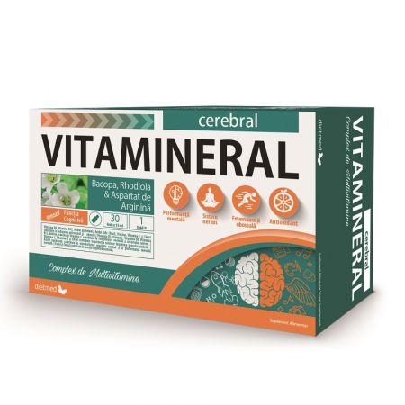 Vitamineral Cerebral, 30 fiole x 15 ml - Dietmed