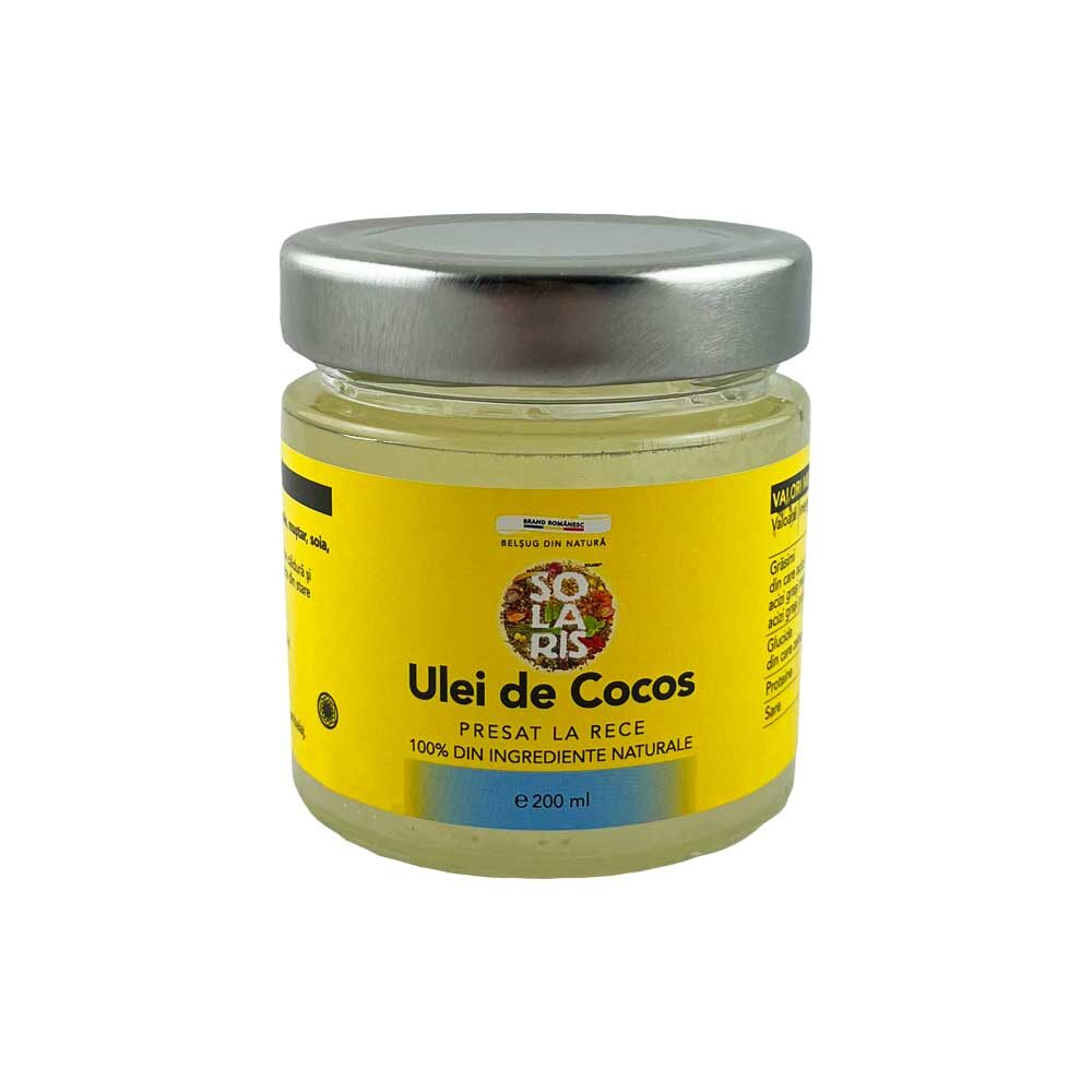 Ulei de cocos, 200 ml, Solaris