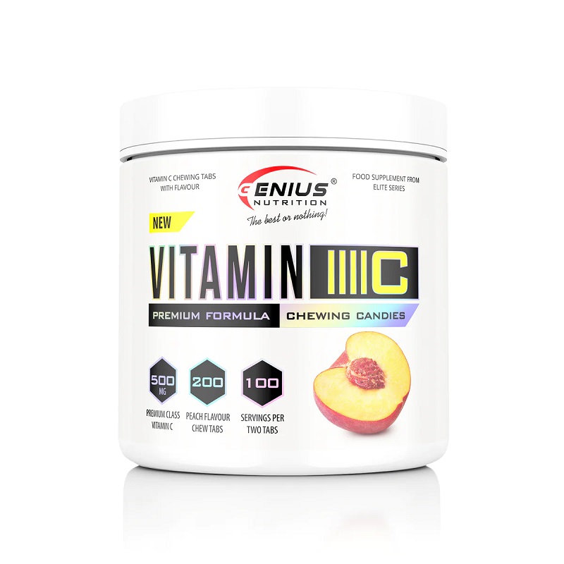 Vitamina C, 300 tablete masticabile, Genius Nutrition