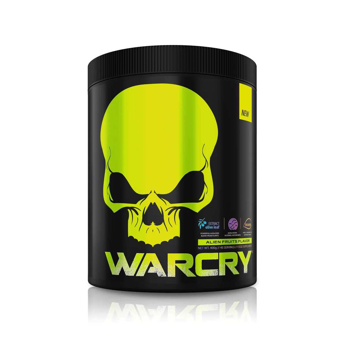 Pre-workout Warcry Alien Fruits Flavour, 400 g, Genius Nutrition