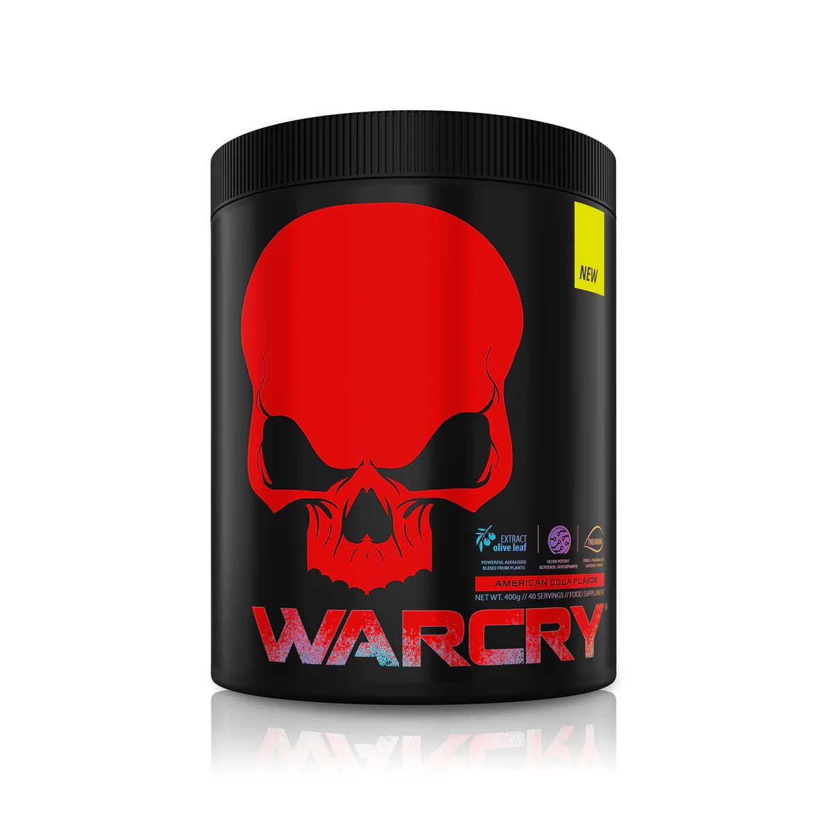 Pre-workout Warcry American Cola Flavour, 400 g, Genius Nutrition