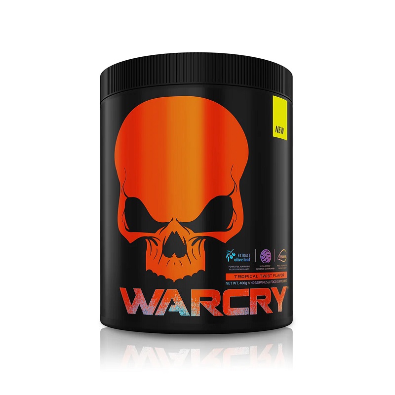 Pre-workout Warcry Tropical Twist Flavour, 400 g, Genius Nutrition