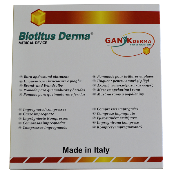 Comprese Impregnate Biotitus Derma 10 Buc Ganikderma Farmacia Tei Online