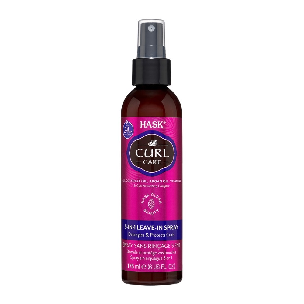 Spray leave-in 5 in 1 pentru protectia si descurcarea buclelor Curl Care, 175 ml, Hask