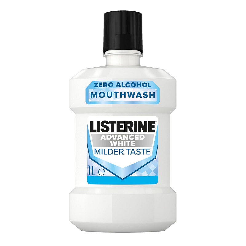 Apa de gura Advanced White, 1000 ml, Listerine