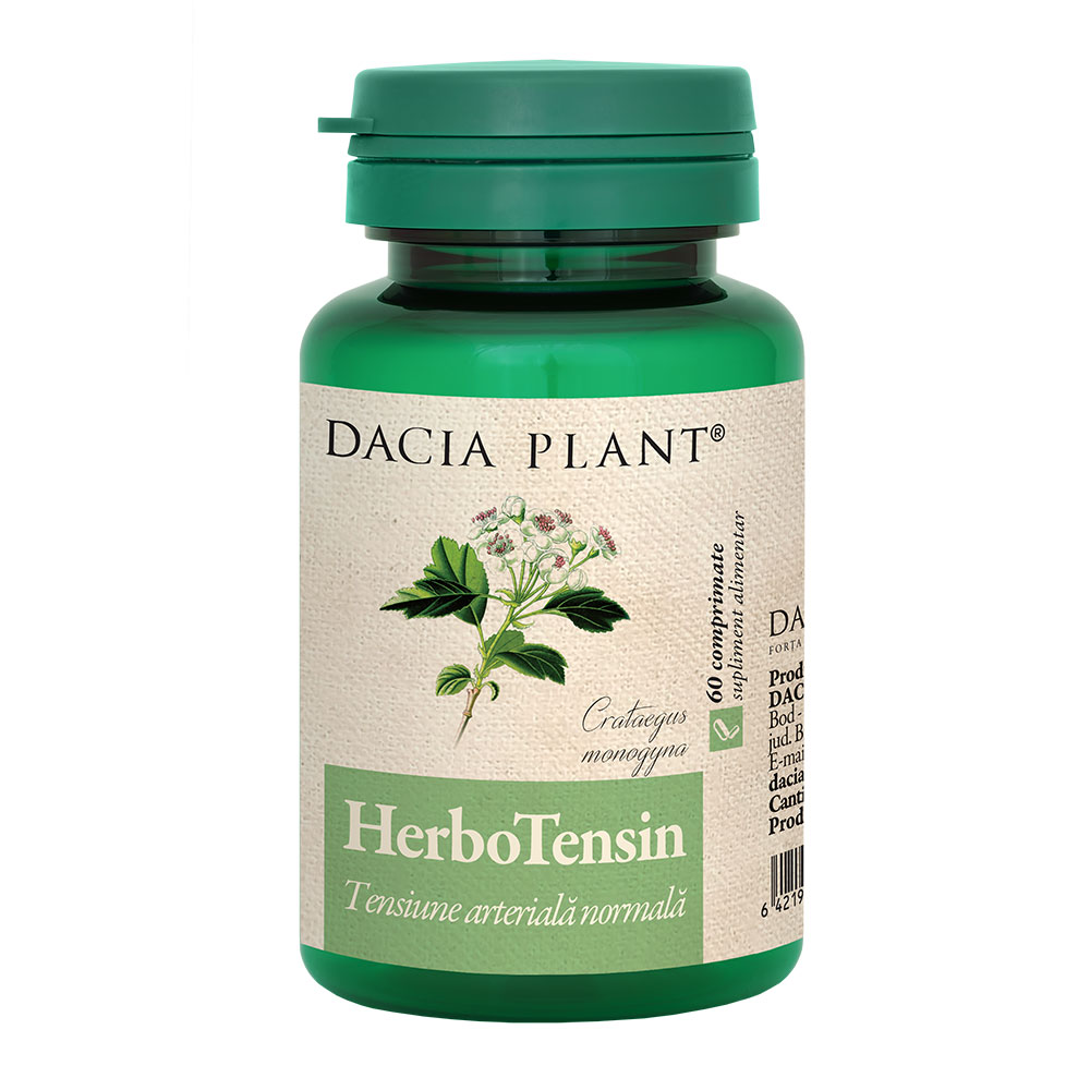 HerboTensin (Reglator al Tensiunii), 60 comprimate , Dacia Plant