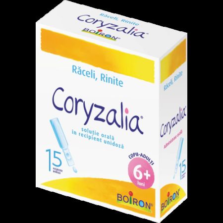 Coryzalia, soluţie orală în recipient unidoză, 15 unidoze, Boiron