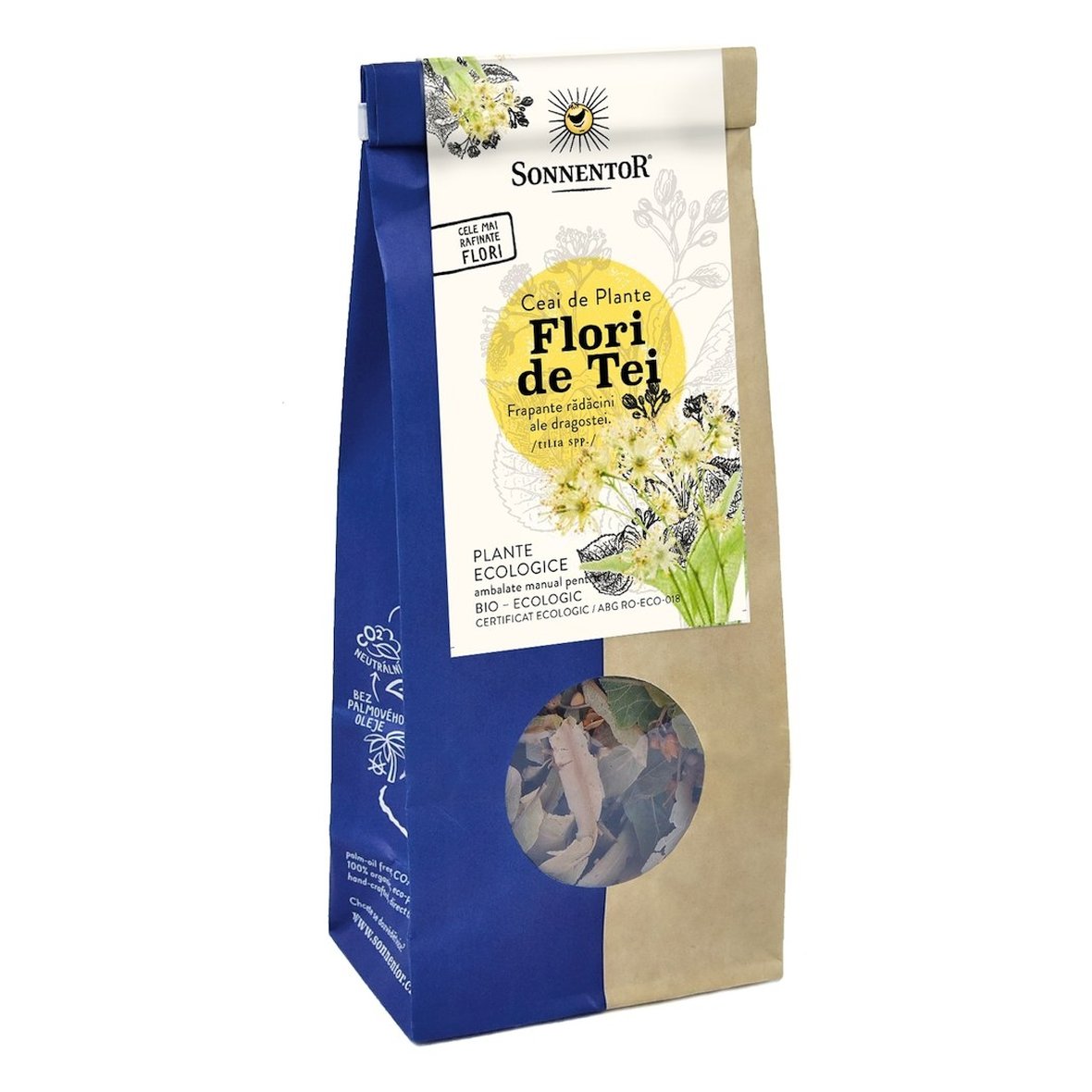 Ceai Bio Flori de tei, 35 gr, Sonnentor