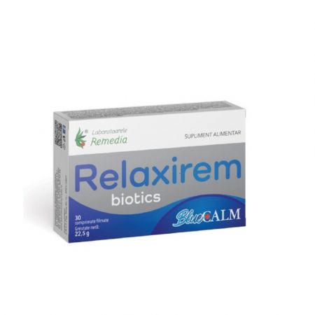 Relaxirem Biotics Bluecalm, 30 comprimate filmate - Remedia