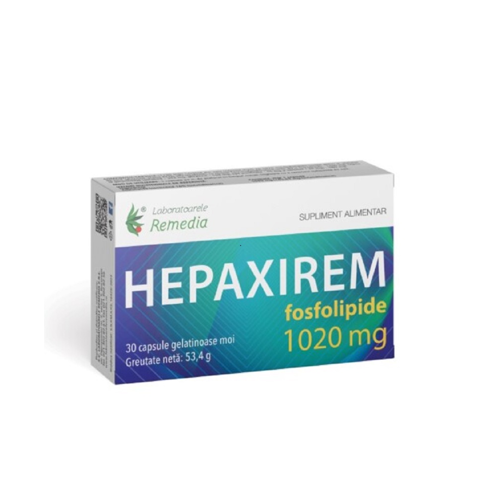 Hepaxirem complex + Fosfolipide, 30 capsule, Remedia