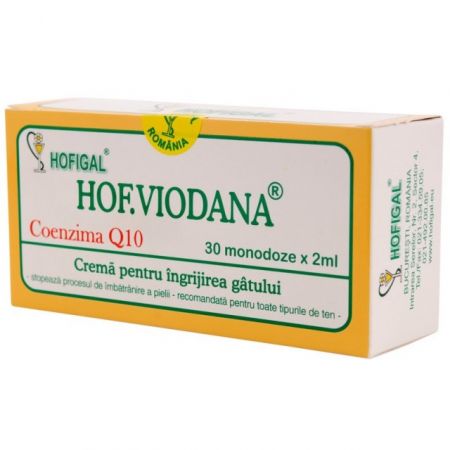 Crema pentru ingrijirea gatului HofViodana, 30 monodoze x 2 ml, Hofigal
