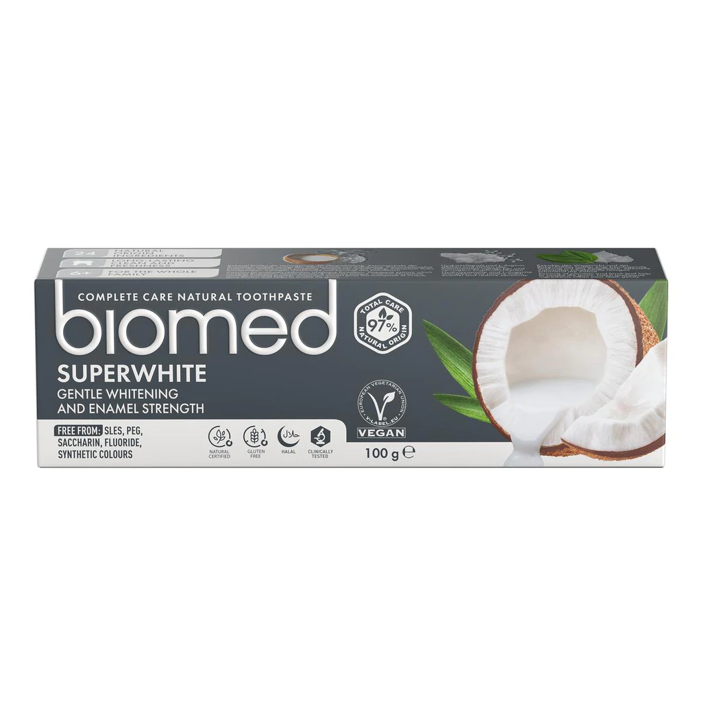 Pasta de dinti Superwhite, 100 g, Biomed 
