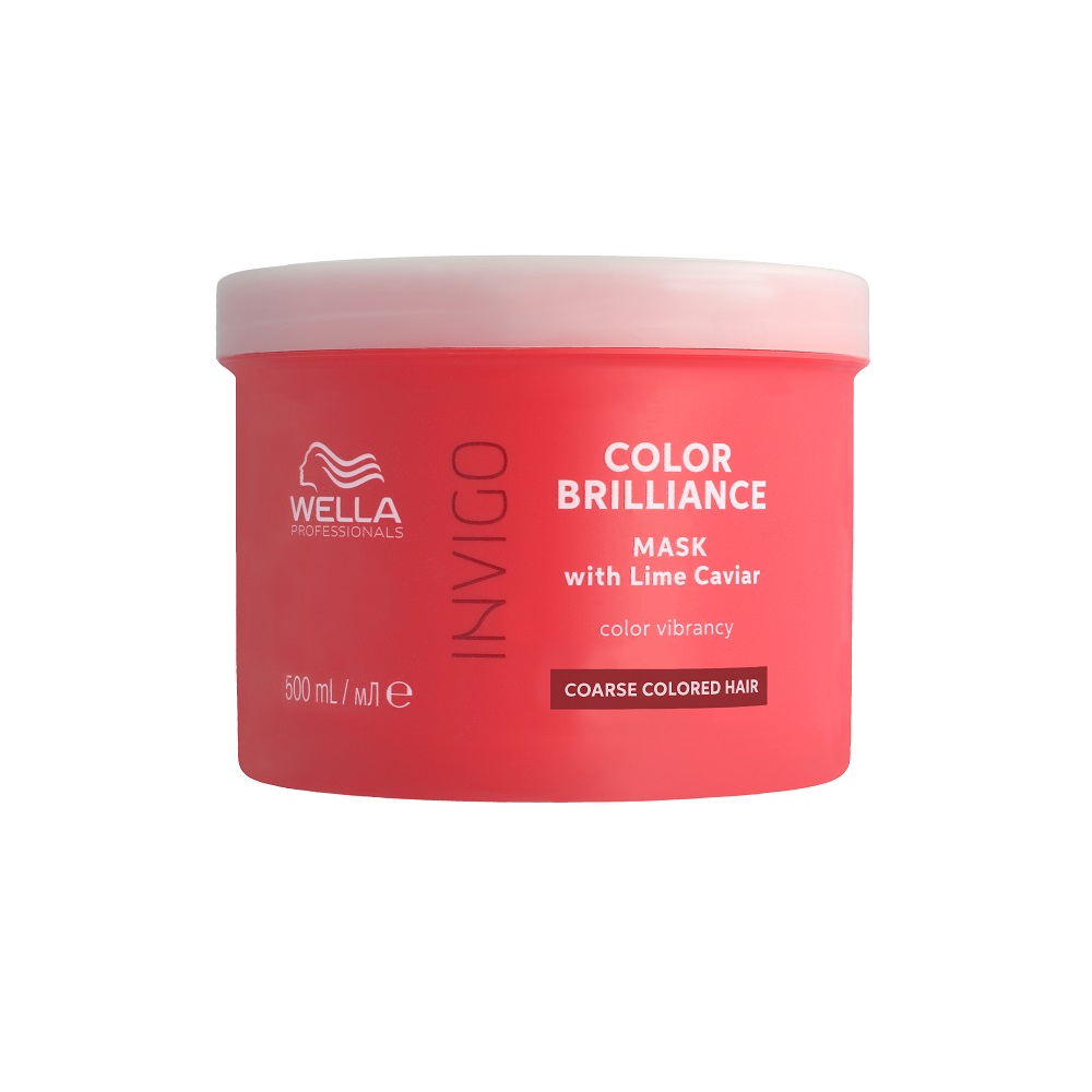 Masca pentru par vopsit cu fir gros, Invigo Color Brilliance, 500 ml, Wella Professionals