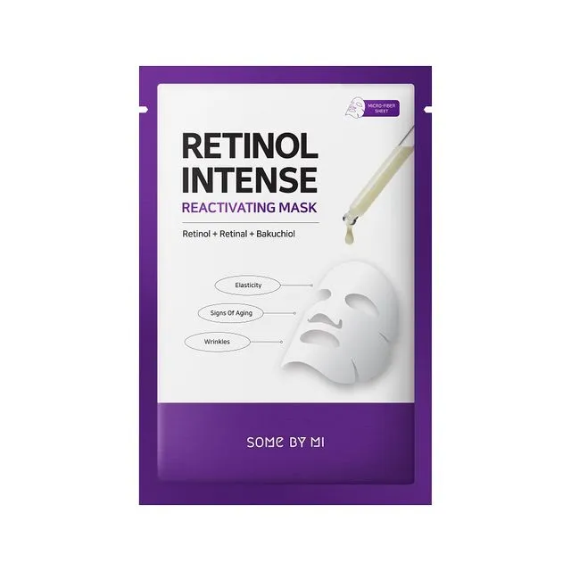 Masca tip servetel anti-imbatranire cu retinol, 22 g, Some By Mi