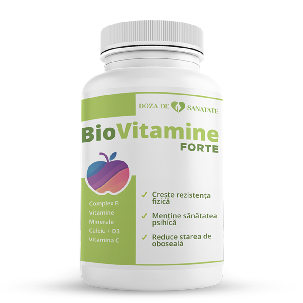 Bio Vitamine Forte, 40 comprimate, Doza de Sanatate