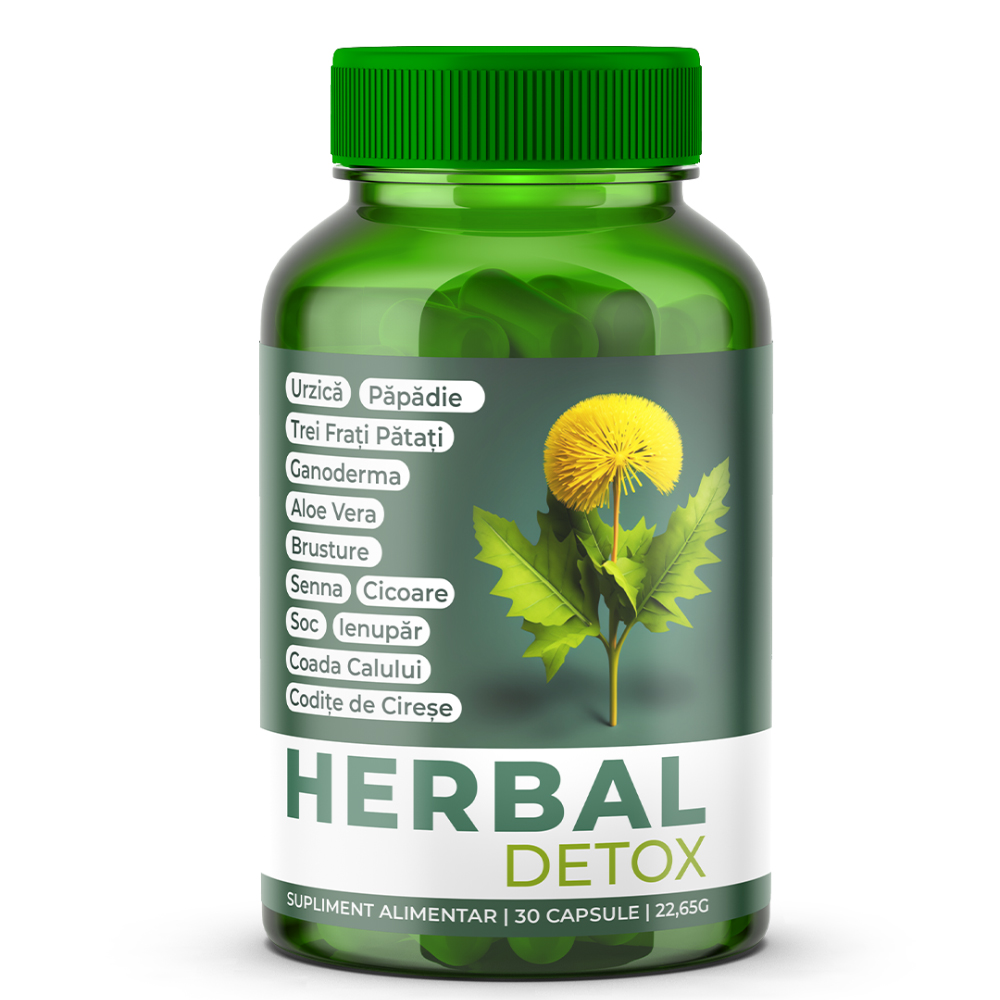 Herbal Detox, 30 capsule, Doza de Sanatate