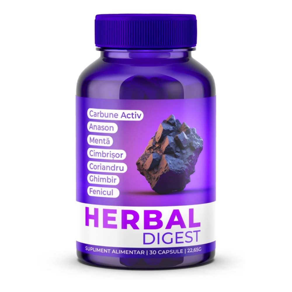 Herbal Digest, 30 capsule, Doza de Sanatate