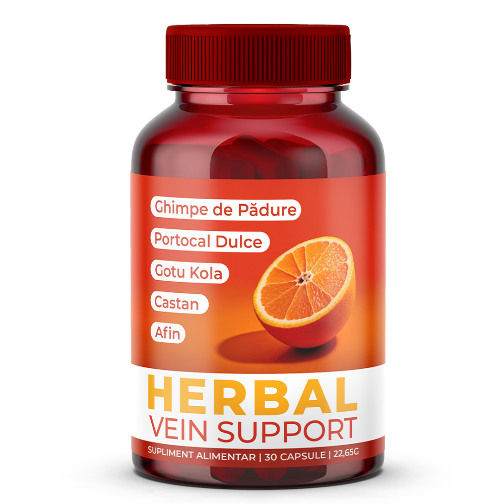 Herbal Vein Support, 30 capsule, Doza de Sanatate