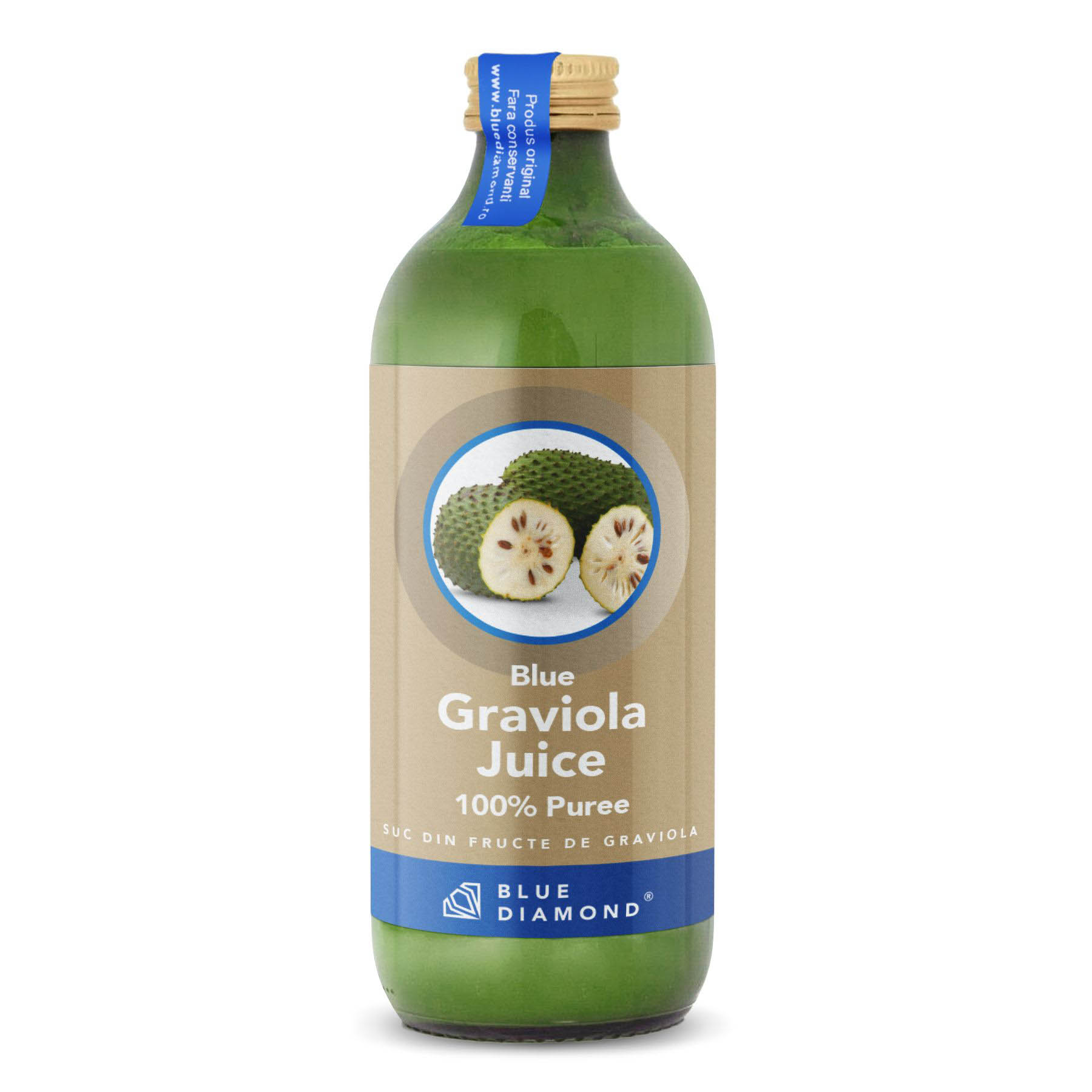 Suc de Graviola 100%, 500 ml, Blue Diamond