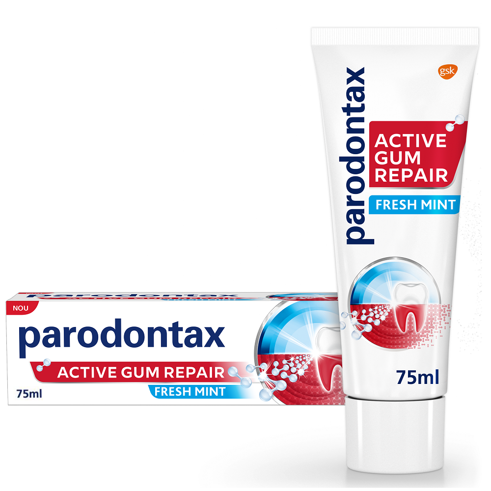 Pasta de dinti Active Gum Repair Fresh Mint, 75 ml, Parodontax