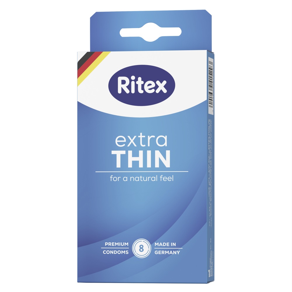 Prezervative Extra Thin, 8 bucati, Ritex