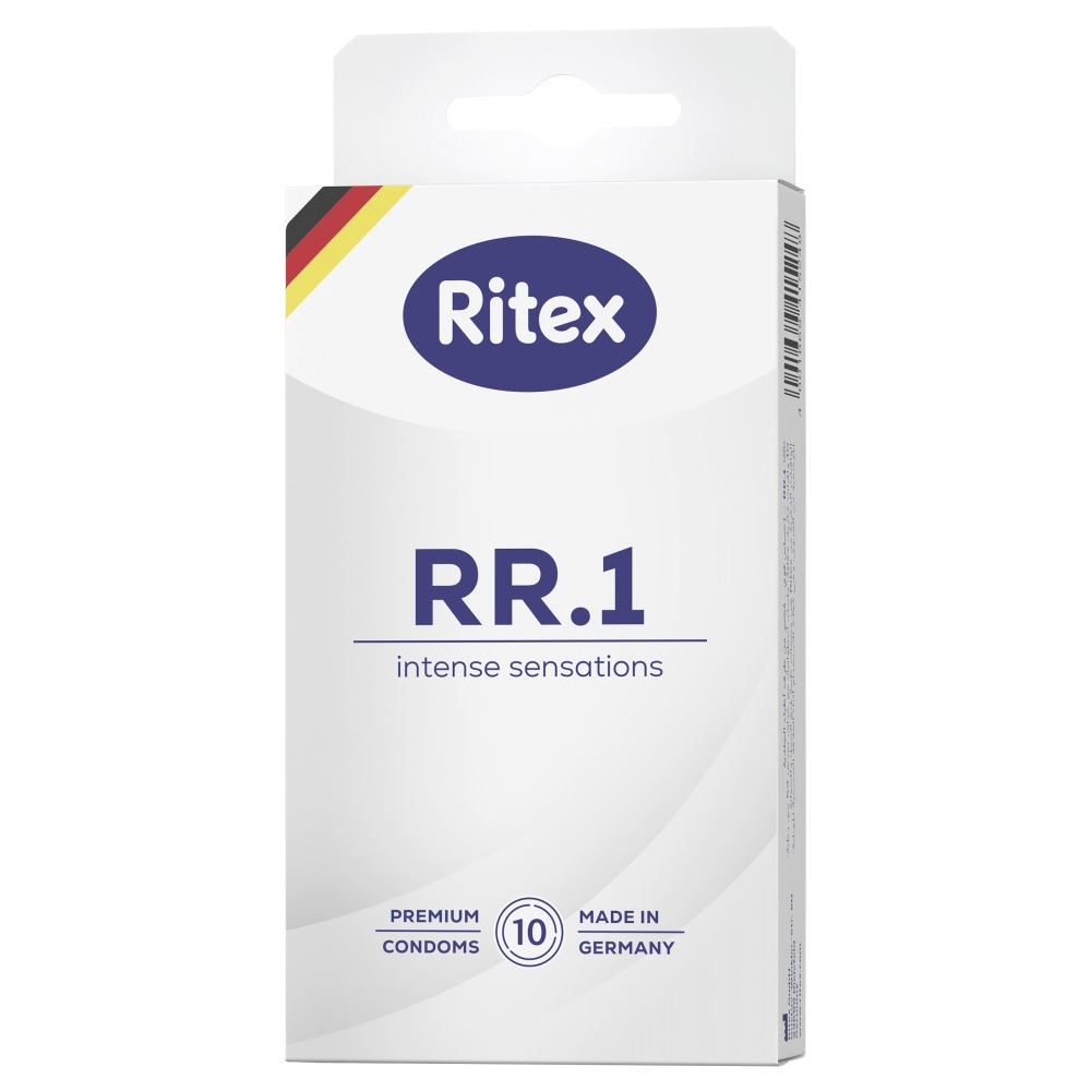 Prezervative RR.1 Intense Sensation, 10 bucati, Ritex