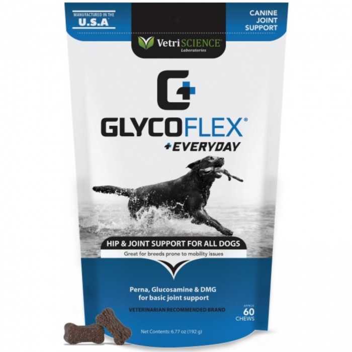 Supliment pentru suportul articulatiilor la caini Glycoflex Everyday, 60 tablete, Vetri Science