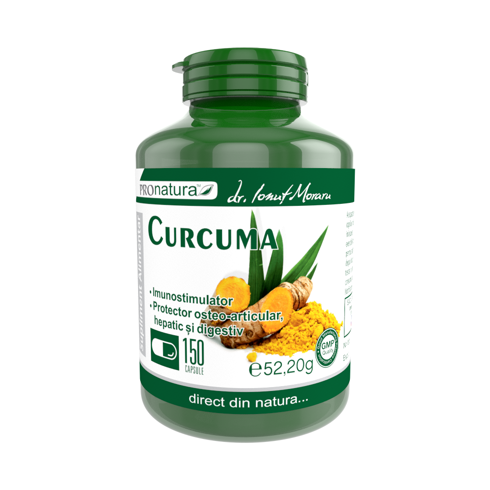 Curcuma, 60 capsule - Pro Natura