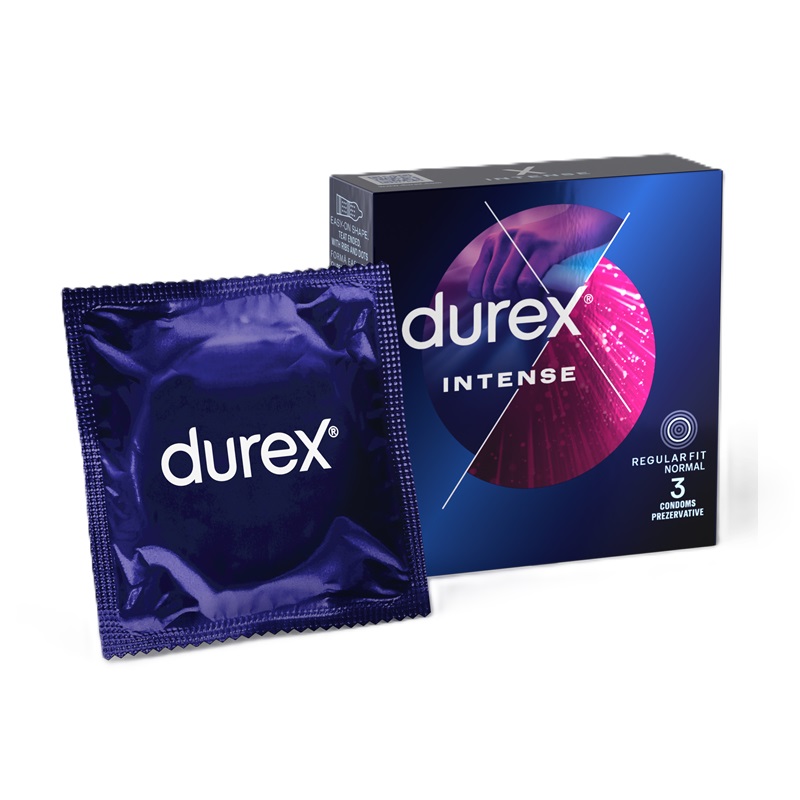 Prezervative Intense, 3 bucati, Durex