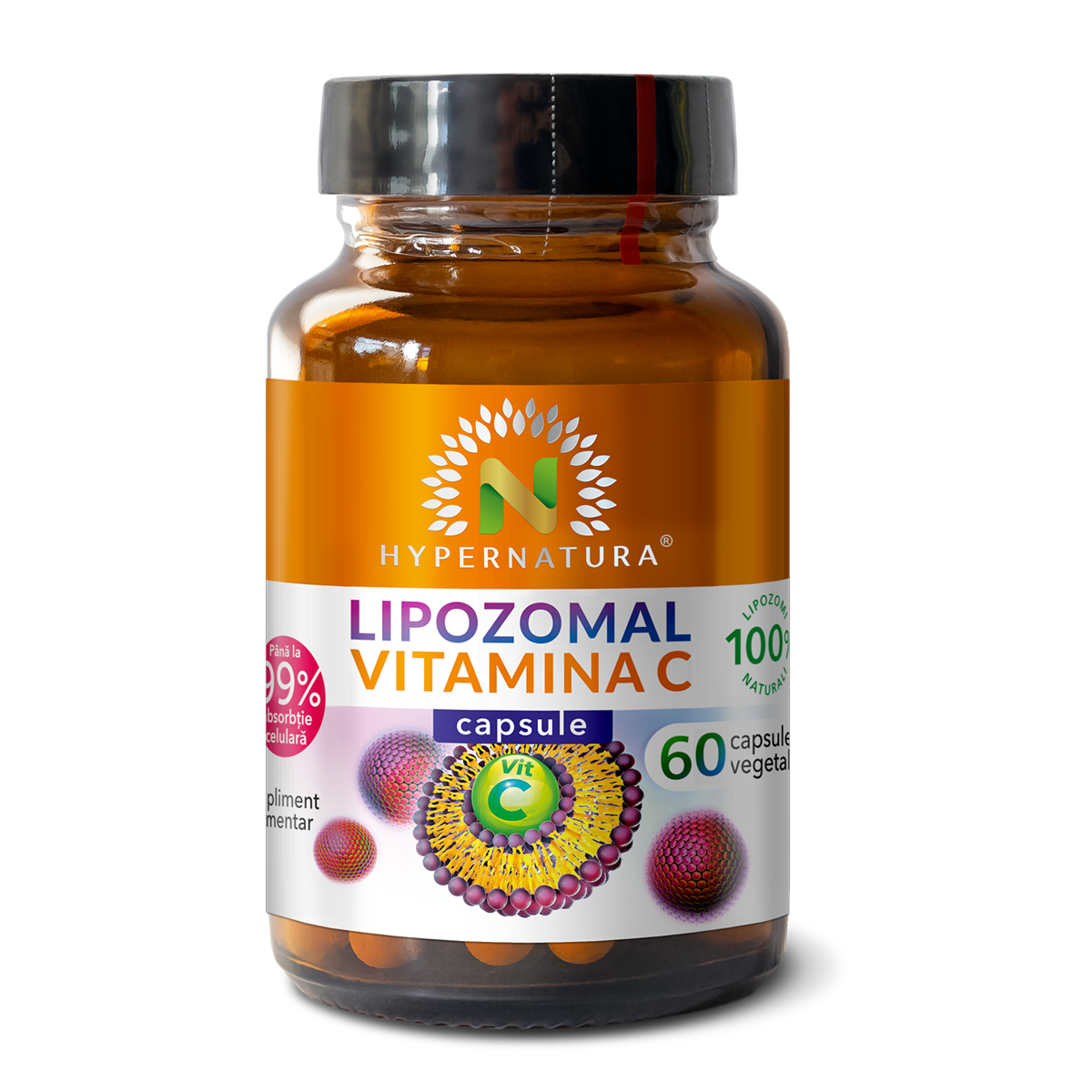 Lipozomal Vitamina C, 60 capsule, Hypernatura