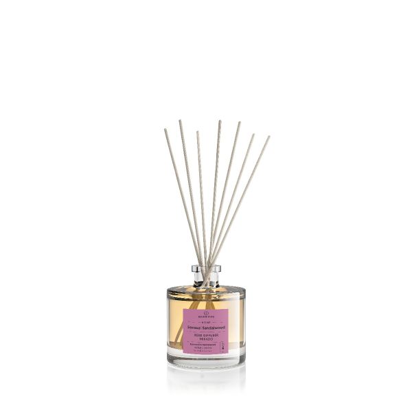 Parfum pentru camera cu aroma de patchouli si lemn de santal Sensual Sandalwood, 100 ml, Equivalenza