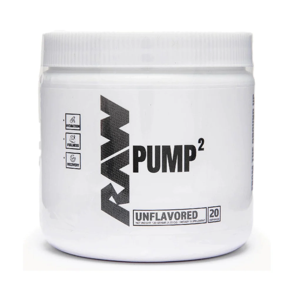 Preworkout fara cofeina Pump 2, 120 g, Raw Nutrition