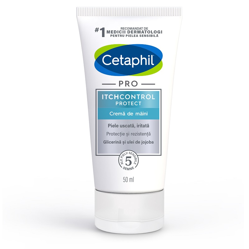 Crema de maini ItchControl Protect PRO, 50 ml, Cetaphil