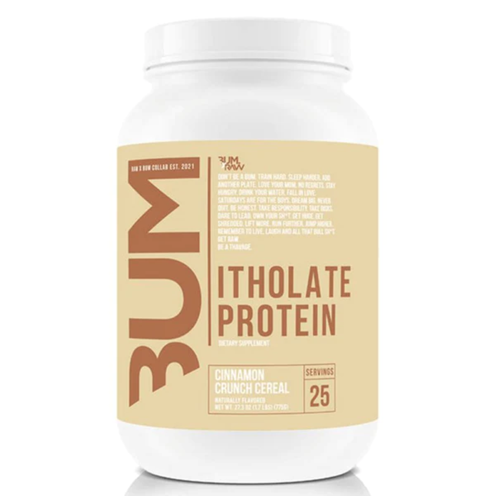 Pudra proteica tip izolat din zer cu aroma Cinnamon Crunch Cereal Cbum Series Itholate Protein, 775 g, Raw Nutrition