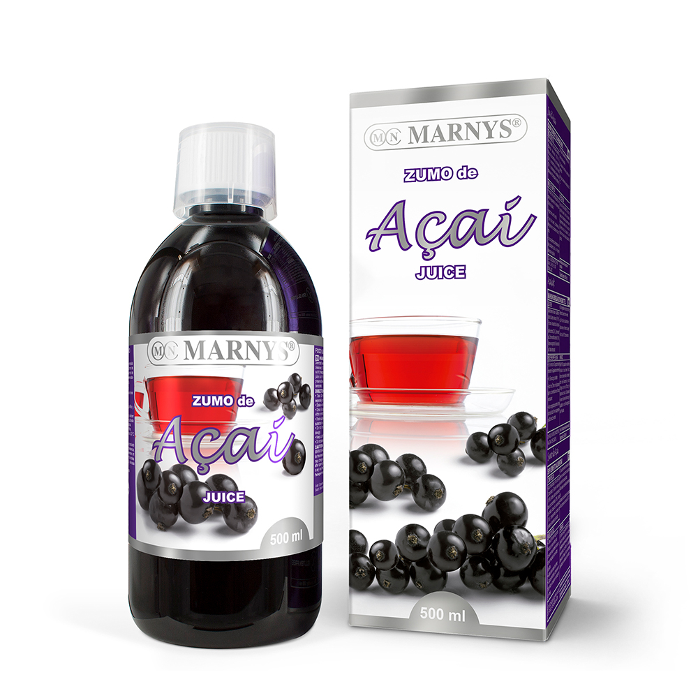 Suc antioxidant de Acai, 500 ml, Marnys