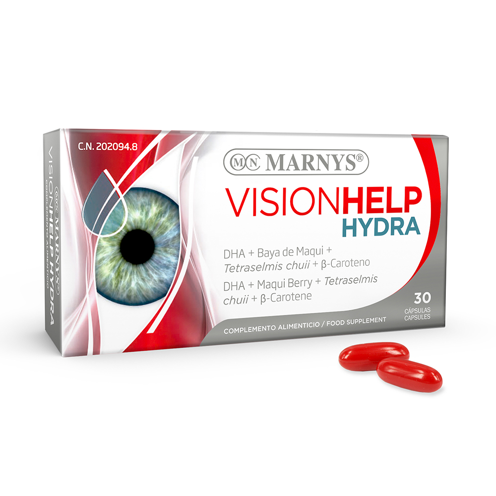 Capsule pentru sanatatea ochilor cu Omega 3 VisionHelp Hydra, 30 capsule, Marnys