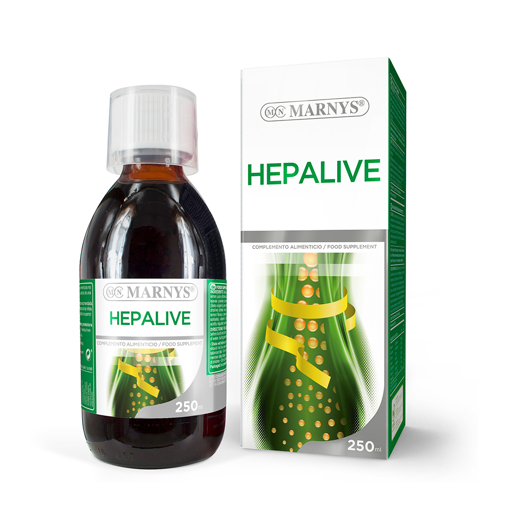 Supliment pentru sanatatea ficatului Hepalive, 250 ml, Marnys