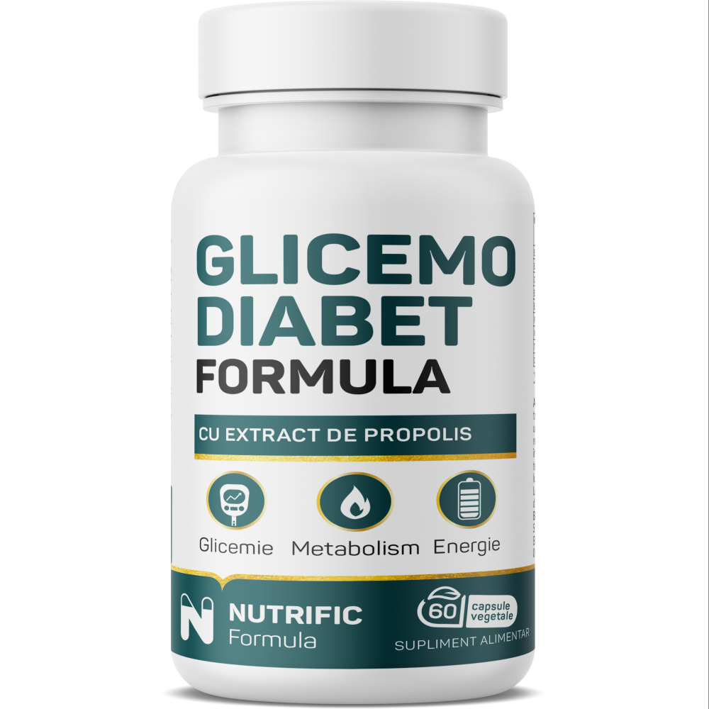 Glicemo Diabet Formula, 60 capsule, Nutrific